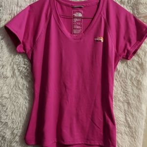 North Face pink Drifit shirt lightweight t shirt
